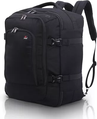 Cabin Luggage Backpack 45 X 36 X 20cm EasyJet Max Size Under Seat Black 5 CITIES • £34.99