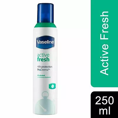 Vaseline ProDerma Deodorant Active Fresh Or Aloe Fresh 6pk Of 250ml • £18.99