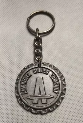 FAUX Morgan Silver Dollar Vintage Advertising Keychain Coin American Roller Co. • $16