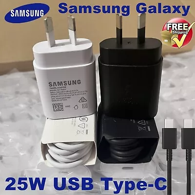 25W Super Fast Wall Charger W/Type-C Cable For Samsung Galaxy S21 22 S23 Ultra • $9.14