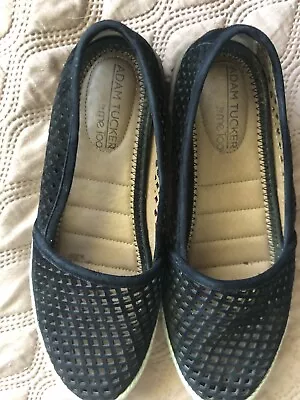 Adam Tucker By Me Too Milo 14 Slip-on Shoes Women's Sz 6M Leather Upper • $14