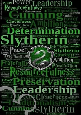 £4 • Buy Harry Potter Slytherin Art A4 Print, Photo, Picture