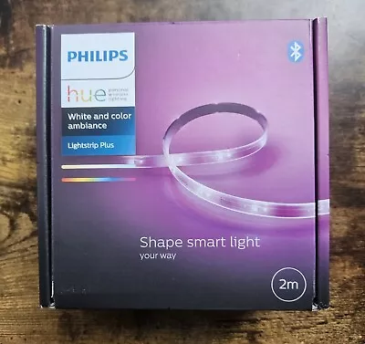 Philips Hue LightStrip Plus LED Shape Smart Light 2m SEALED AND NEW IN BOX  • $71