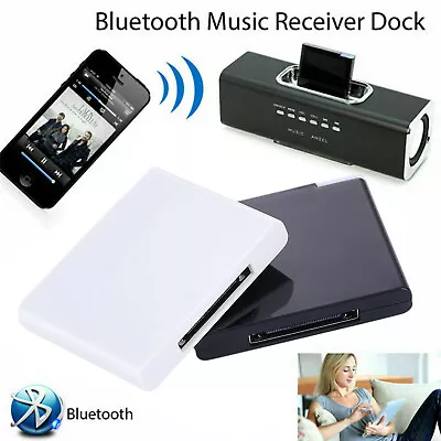 Bluetooth A2DP Music Receiver Audio Adapter For IPod IPhone 30Pin Dock SpeafR5WP • $2.99