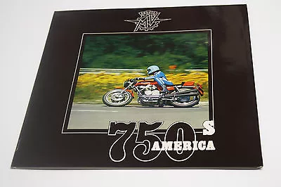 MV AGUSTA 750 AMERICA Factory Original Sales Brochure. 19 Pages. Mint Condition. • $40