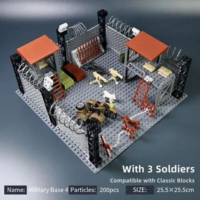Military Base Building Blocks Weapons House Blocks Toys For Lego • $77.98