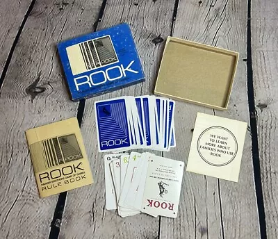 Vintage 1972 ROOK Card Game By Parker Brothers Rule Book Complete 57 Cards • $8.99