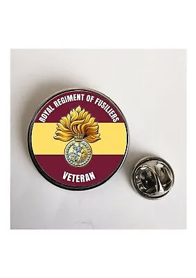 Royal Regiment Of Fusiliers Veteran Military Army Lapel Pin Badge • £4.95