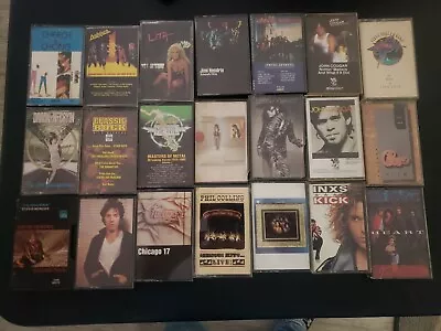 Heavy Metal & Rock Cassettes Lot Of 21 Titles. FAST Shipping.SEE OTHER LISTINGS • $39