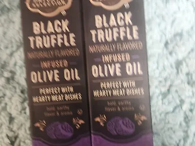 2 Pack Black Truffle Infused Olive Oil 3.4 Ounce Private Selection BB 8/2024 • $15