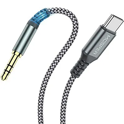 $13.63 • Buy USB C To 3.5mm Audio Aux Jack Cable, 3.3FT To Male Adapter Dongle Cord Car