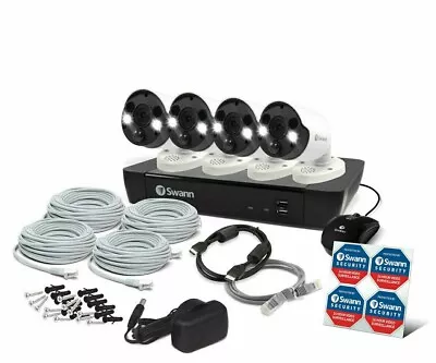 $511.94 • Buy Swann NVR 8580 16 Channel 4K 2TB CCTV Security System Thermal NHD-885MSFB Camera