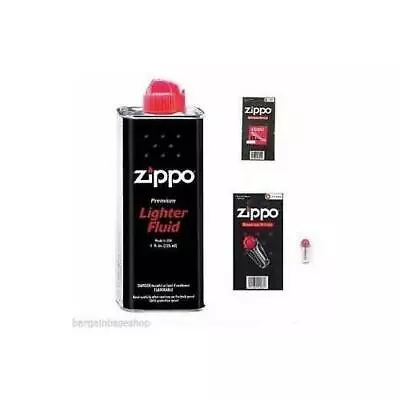 Zippo Petrol Fuel Lighter Fluid Or 6 Flints Or 1 Wick - Genuine Products Options • £3.29