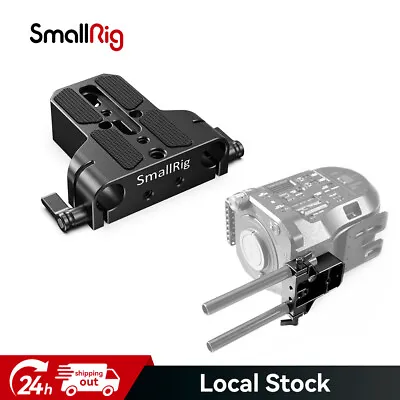 SmallRig Universal Baseplate With Dual 15mm Rod Rail Clamp For Camera Cage 1674 • $16.90