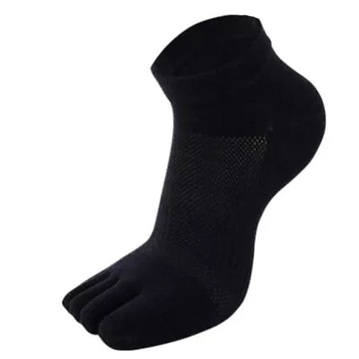 5/10Pairs Men Five Finger Toe Socks Cotton Ankle Casual Sports Breathab • £15.76