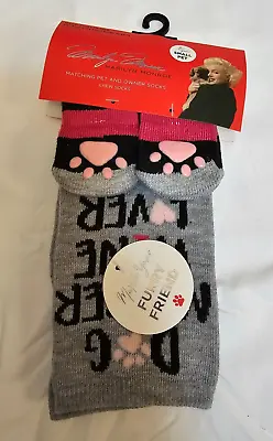 Marilyn Monroe Matching Pet & Owner Socks Crew Dog Mother Wine Lover SMALL DOG • $14.71
