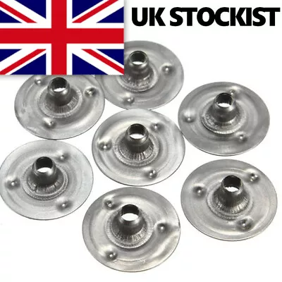 100 X Metal Wick Sustainers For Candle Making - 12.5mm - Tabs Holder - UK SELLER • £3.95