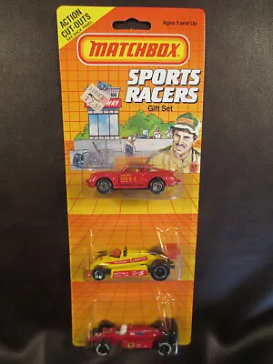 Matchbox Sports Racers Gift Set Porsche 911 Turbo Indy Car Formula 1 From 1990 • $8.95