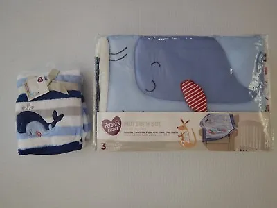 $49.95 • Buy Whale Ocean Anchor Infant Nursery Baby Crib Bedding Set Shower Gift Set
