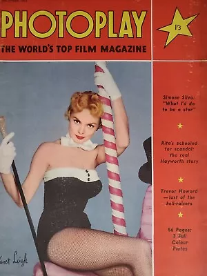 Photoplay Dec 1953  Marilyn Monroe Janet Leigh Rita Hayworth Dors Silva • $8.63