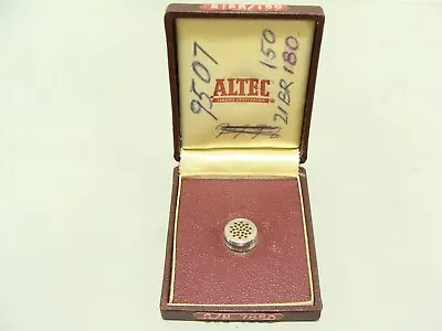 Vintage Altec 21B 21BR 21-BR-150 Capsule / Element For Lipstick Tube Microphone  • $399.99