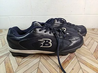 Boombah Molded Baseball & Softball Cleats Mens Size 12.5 Blue & White • $30