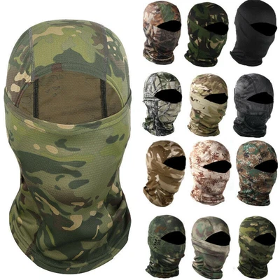 $4.99 • Buy Tactical Camouflage Balaclava Full Face Mask Wargame CP Military Multicam Hat