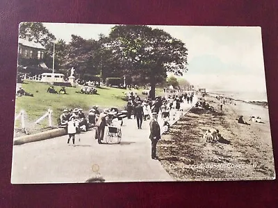 The Green And Beach Cowes Isle Of Wight Vintage Postcard C681 • £1.10
