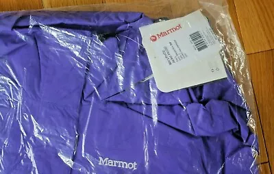 MARMOT Precip Womens XS/S/M/L Rain Parka/Jacket/Coat/Shell Blue/Purple NEW • $69.95