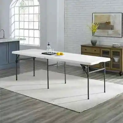 $100 • Buy 8 Foot Folding Resin Table, White Granite