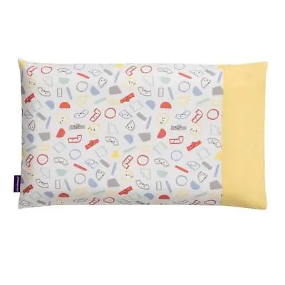 ClevaMama Replacement BABY Pillow Case Cover (Yellow Multi) - RRP £7.49 • £6.99