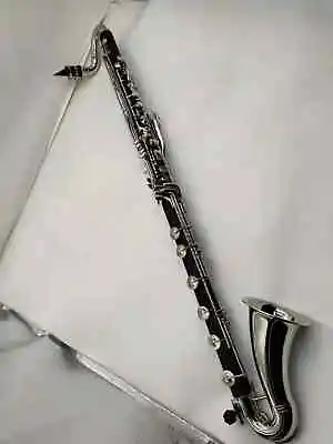 Low C Clarinet Silver Plated Keys Bass Clarinet Instrument With Mouthpiece • $1100