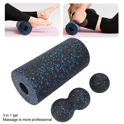 $21.88 • Buy Foam Roller Set 3 In 1 Yoga Column Deeply Massage Fit Body Curve Peanut 1SP