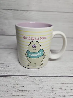 Critter Tales 1985 Mug  Monday's A Bear!  - Kersten Bros - Enesco - Work Mug • $15