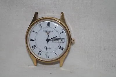 Vintage Wittnauer Gold Tone Quartz Watch Date  • $36