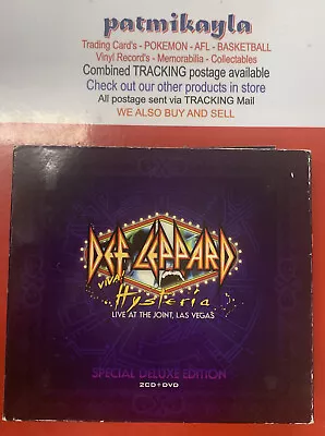 Def Leppard Viva! Hysteria Live At The JointLas Vegas 2CD/DVD Deluxe VGC FP  • $45