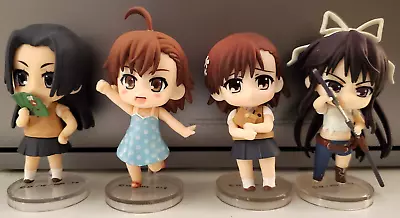 A Certain Scientific Railgun Nendoroid Petit Figure Anime Set Lot Misaka Mikoto • $25