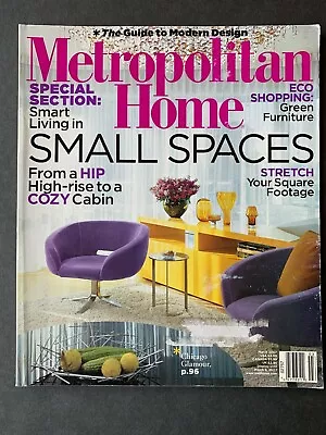 Metropolitan Home Magazine March 2007 2000's Lifestyle Recipes Ads • $13.99