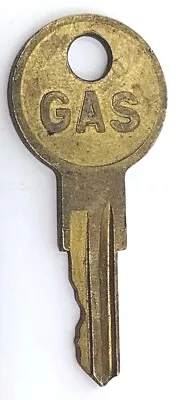 Vintage Key GAS 90889 Made In England Appx 1-5/8  Lock Automotive Auto Car • $8.99