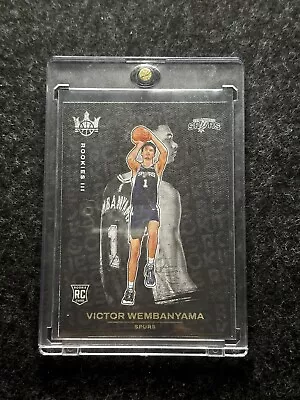 2023-24 Panini Court Kings Victor Wembanyama #139 RC Rookies III Level 3 SSP • $300