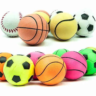 £19.99 • Buy 6cm Bright Sports Rubber Sponge HIGH BOUNCE Floating Dog Balls Toys For Boredom