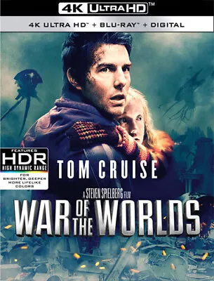 War Of The Worlds [New 4K UHD Blu-ray] With Blu-Ray 4K Mastering Ac-3/Dolby • $21.78