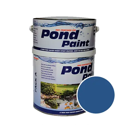 Epoxy Resin Pond Paint. For Waterproofing & Damp Proofing Ponds & Water Features • £35