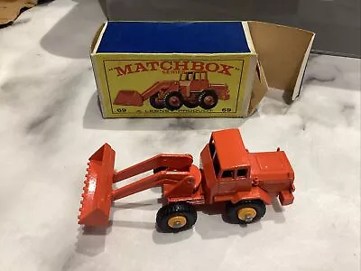 £30 • Buy MATCHBOX LESNEY No69 HATRA TRACTOR SHOVEL WITH ORIGINAL BOX