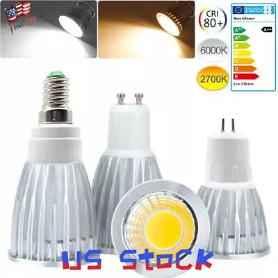Super Bright COB LED Lamp GU10 E27 E14 GU5.3 LED Bulb 9W 12W 15W Spotlight USA • $11.39