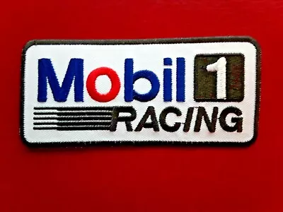 Mobil One Racing Oil Fuel Motorsport Rally Formula Embroidered Patch Uk Seller • $4.28