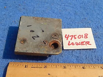 $12 • Buy Seeburg 220 222 Cabinet Rear Door Pivot Plate, Lower # 475018