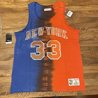 Mitchell & Ness Men's New York Knicks Patrick Ewing NBA Ie Dye Tank Brand NEW • $34.96