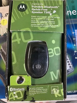 MOTOROLA Portable Bluetooth Hands-Free Speaker T305 Model #89082J New Open Box • $10.49