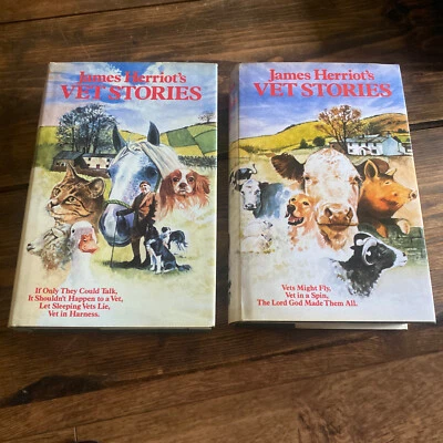 £9.99 • Buy James Herriots Vet Stories 2 X Hardback Volumes Of  7 Books 1989